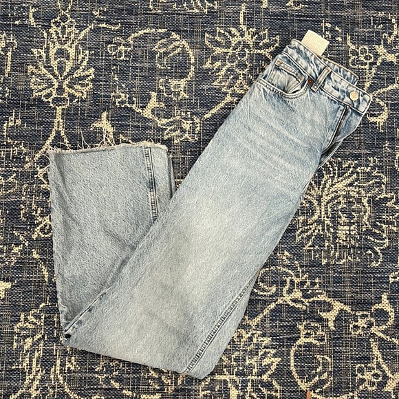 Zara Wide Leg Jeans Size 4 - Picture 4 of 6